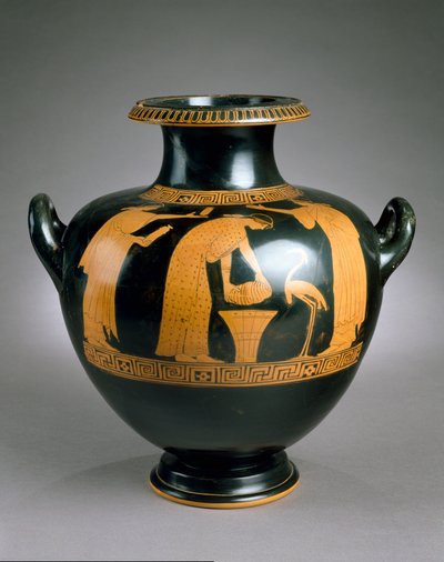 Griechische attische Rotfigur-Hydria, 470-60 v. Chr. (Keramik) von Painter of the Yale Oinochoe Painter of the Yale Oinochoe